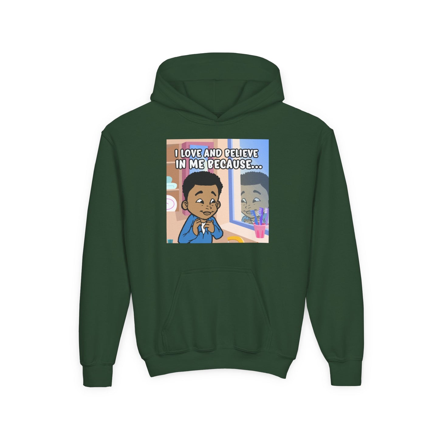Youth "I Love And Believe In Me Because..." w/Picture Boy Hoodie-Youth