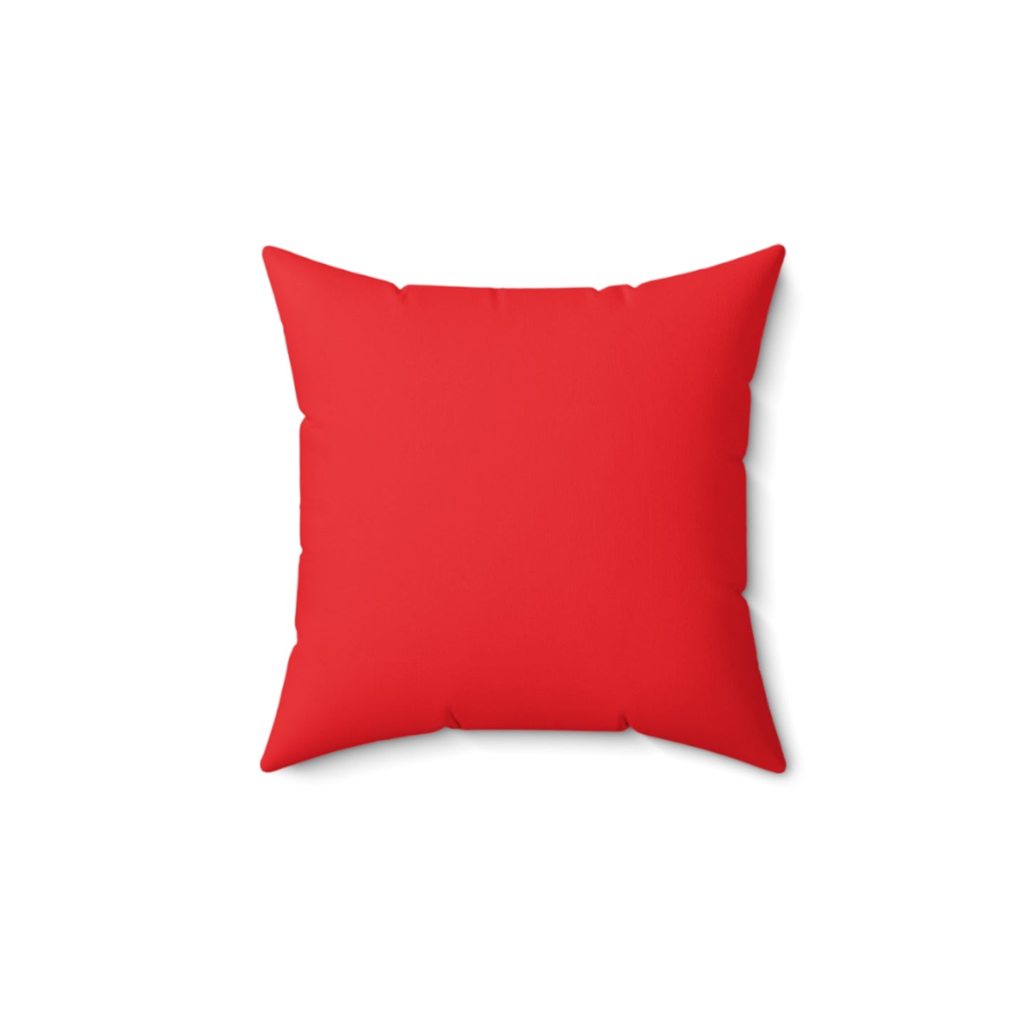 Pillow (SV) - "I Love Me Because..." Spun Polyester Square Pillow (RED)