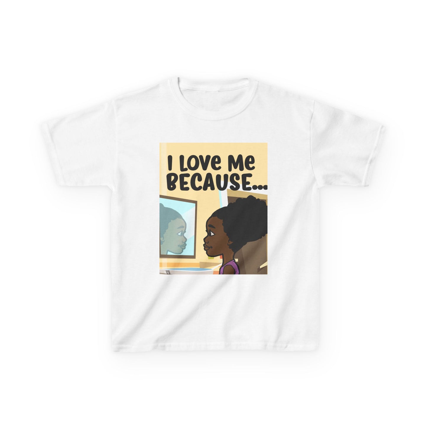 I LOVE ME BECAUSE...T-SHIRT-YOUTH (PICTURE)