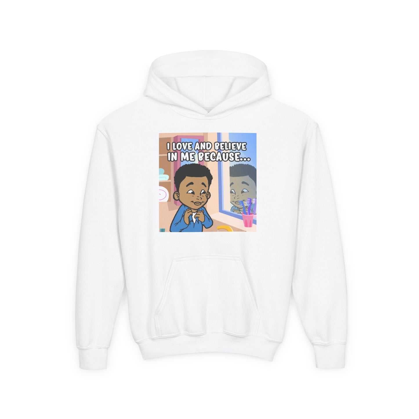 Youth "I Love And Believe In Me Because..." w/Picture Boy Hoodie-Youth