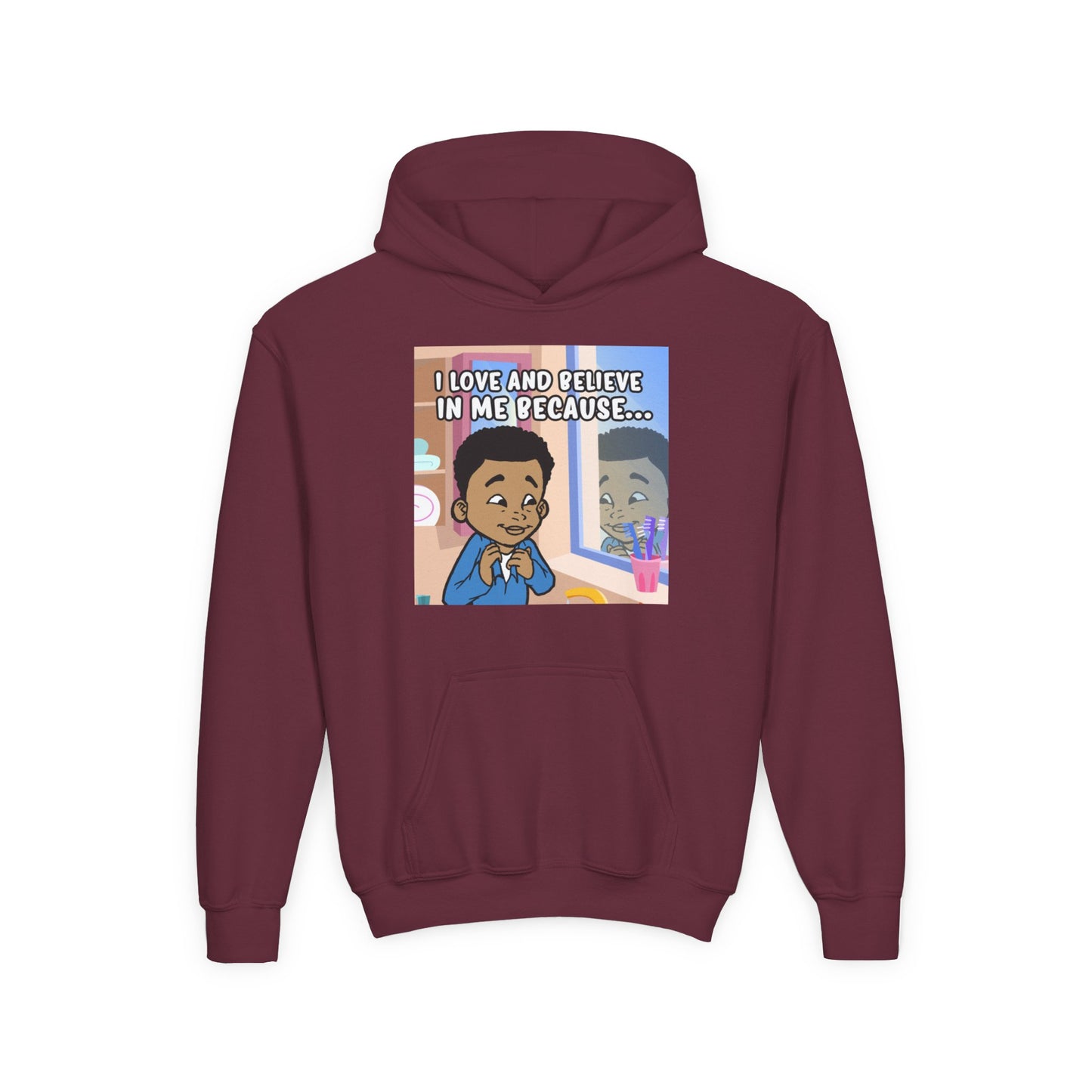 Youth "I Love And Believe In Me Because..." w/Picture Boy Hoodie-Youth