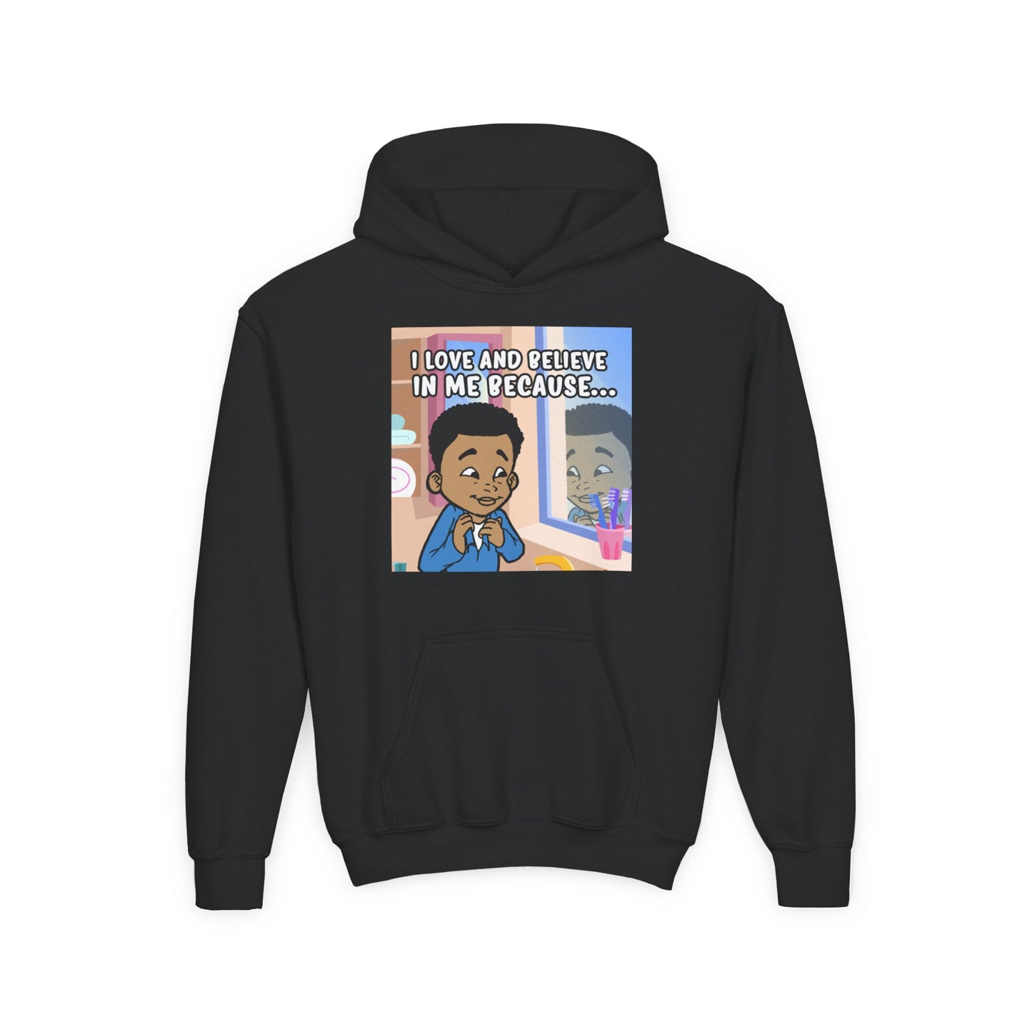 Youth "I Love And Believe In Me Because..." w/Picture Boy Hoodie-Youth