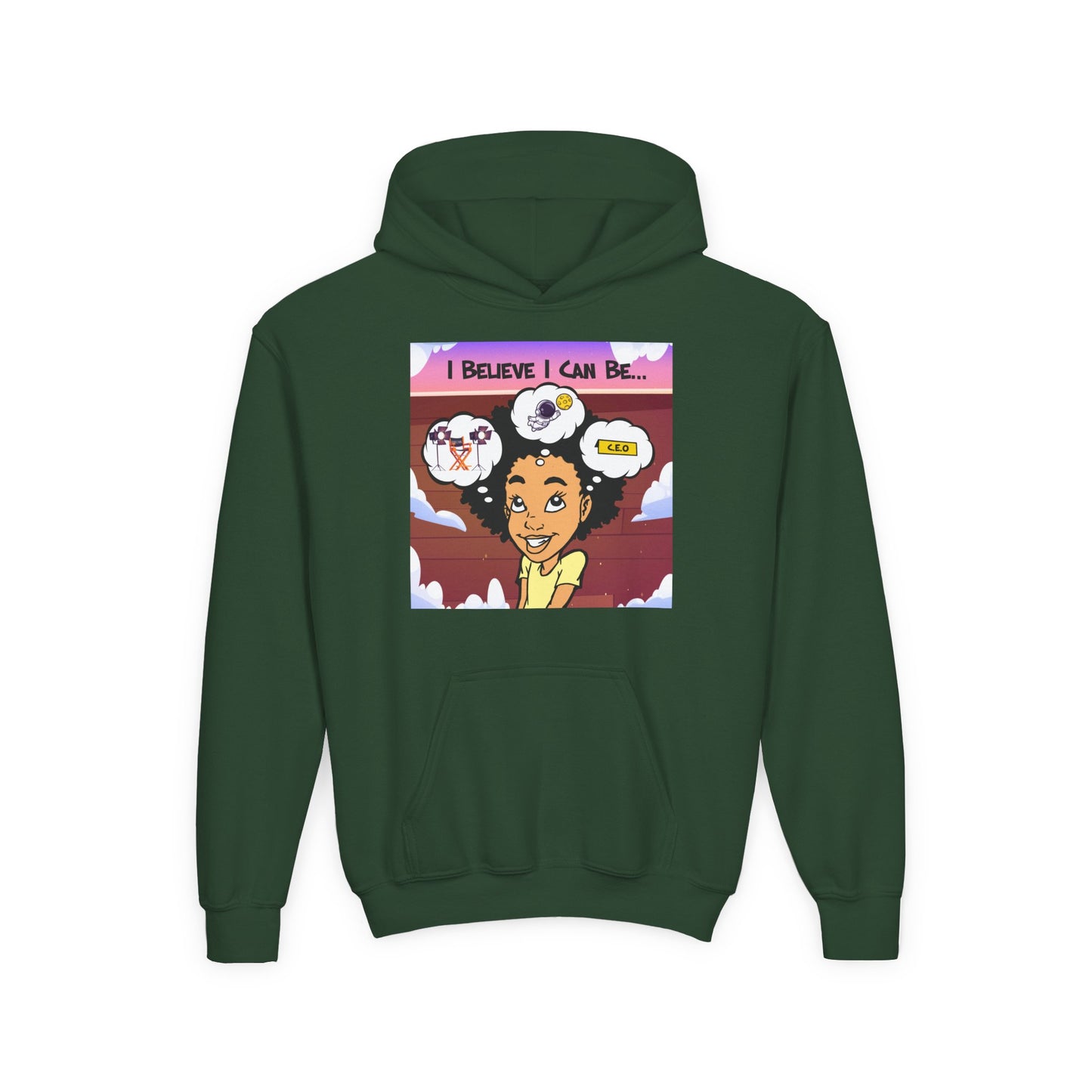 π "I Believe I Can Be..." Youth Hoodie β Dream Big, Believe Bigger! π