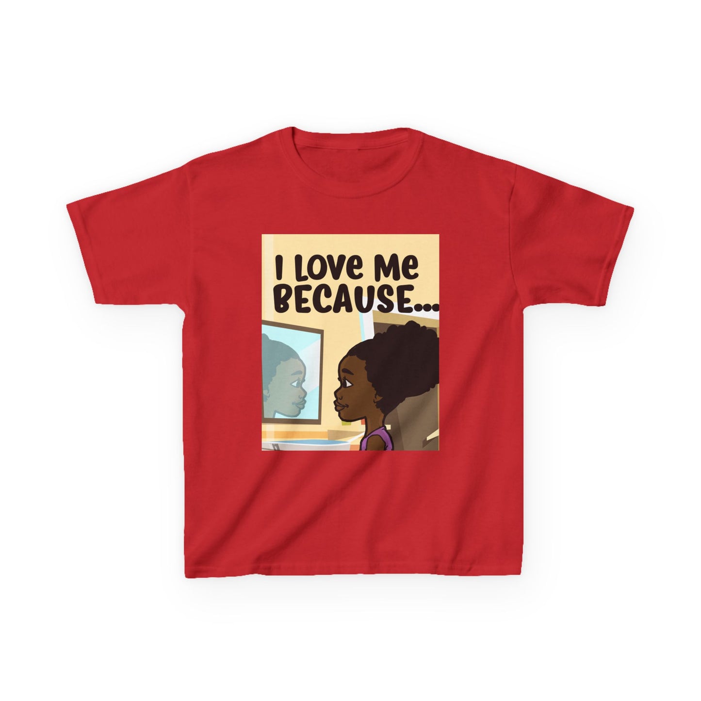 I LOVE ME BECAUSE...T-SHIRT-YOUTH (PICTURE)
