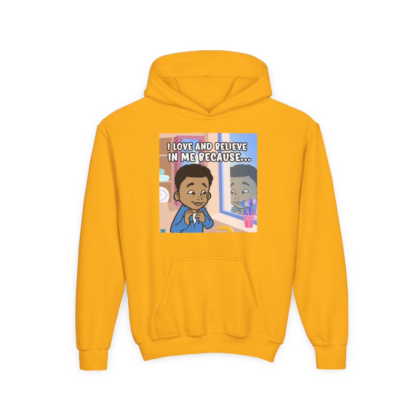 Youth "I Love And Believe In Me Because..." w/Picture Boy Hoodie-Youth