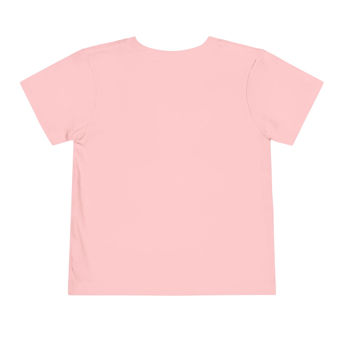 "I Love Me Because" Toddler Short Sleeve Tee (Words)