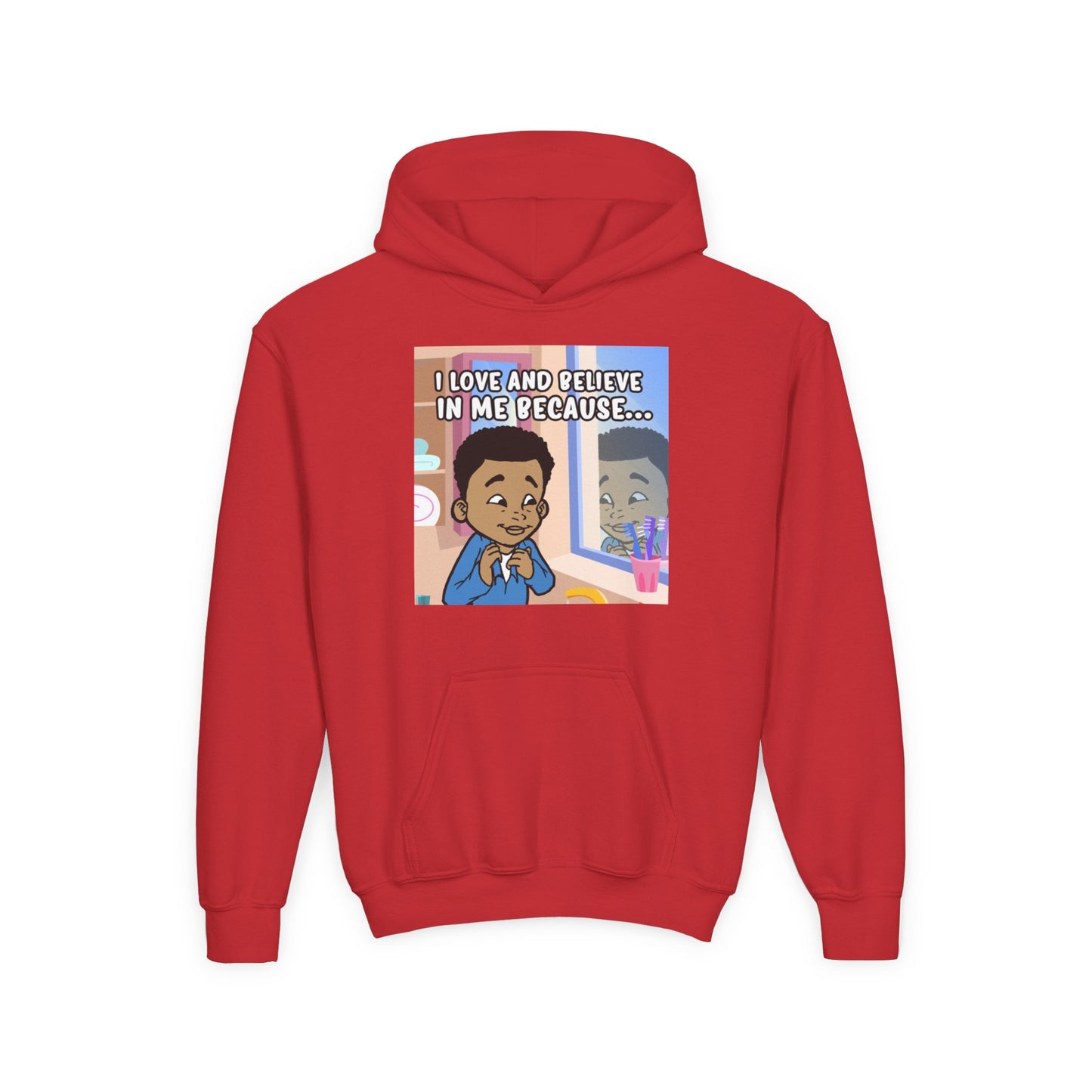 Youth "I Love And Believe In Me Because..." w/Picture Boy Hoodie-Youth
