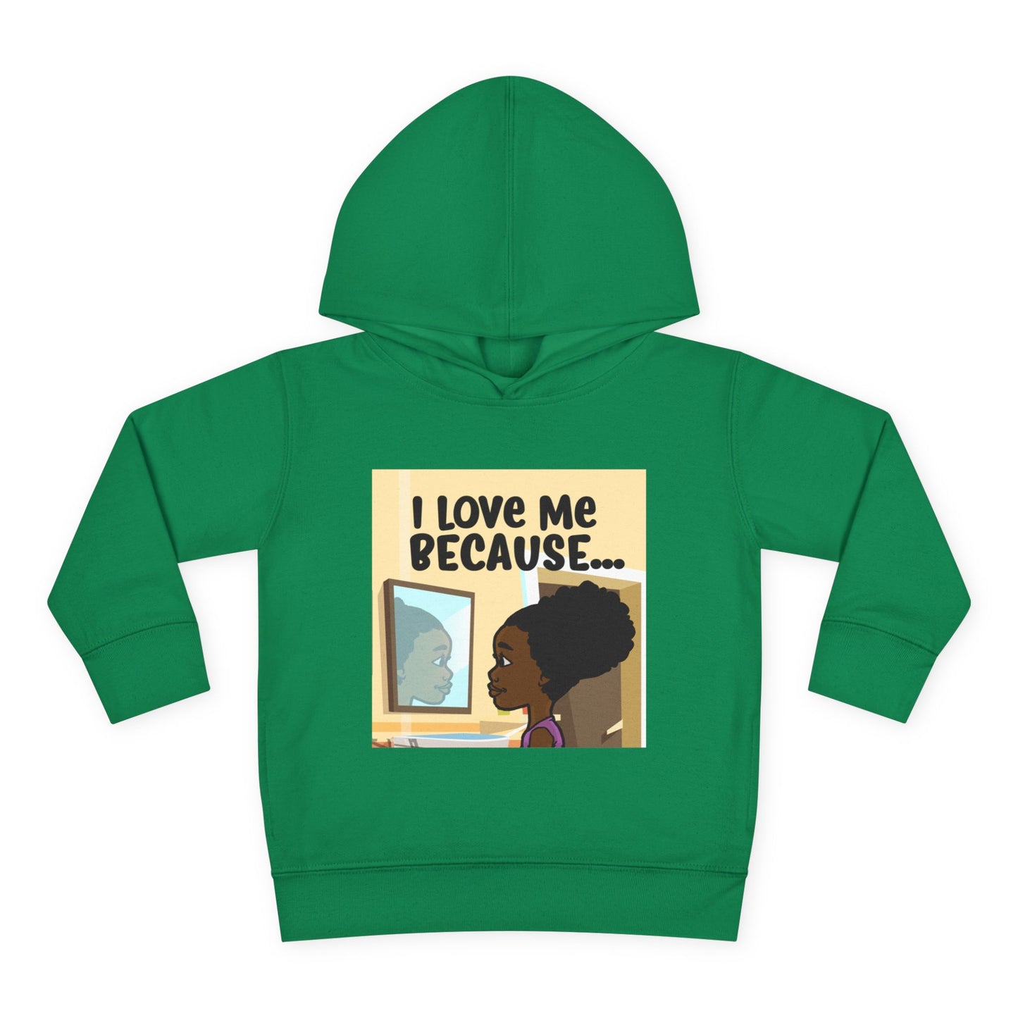 "I Love Me Because..." (Picture) Hoodie-Toddler