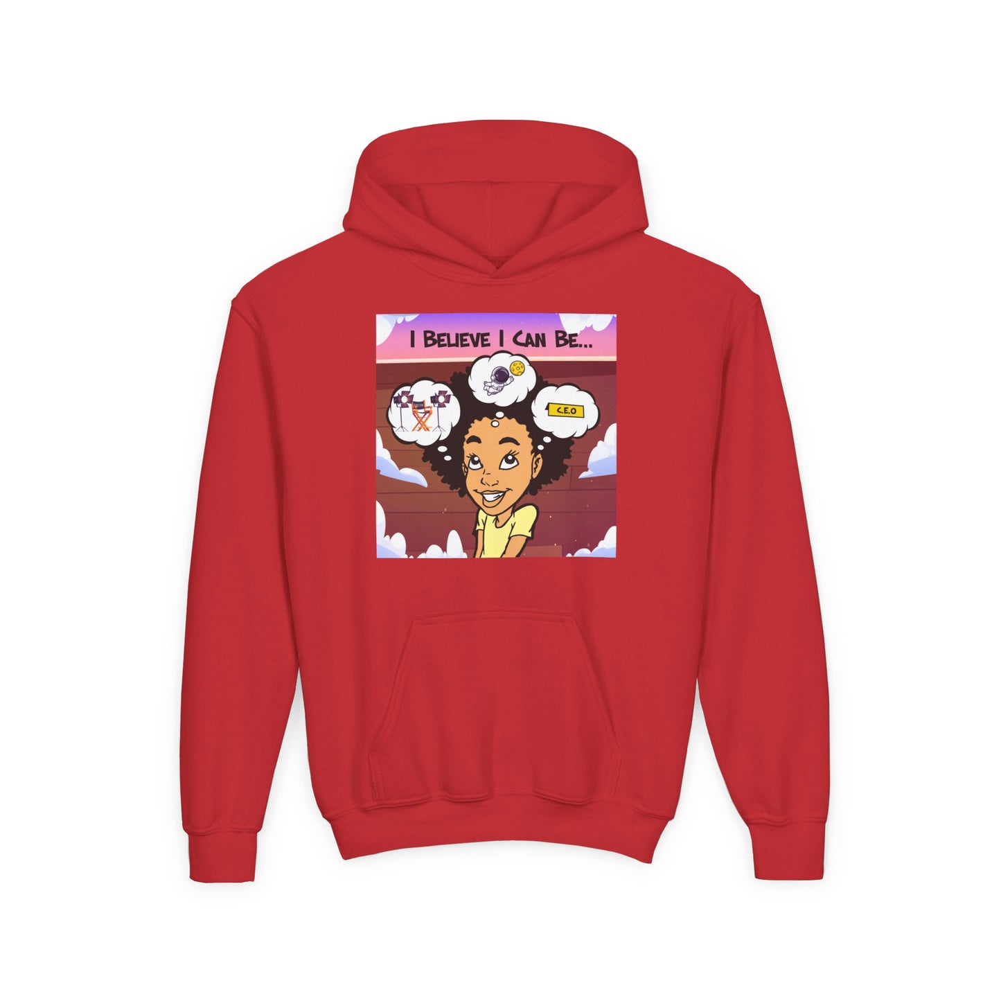 π "I Believe I Can Be..." Youth Hoodie β Dream Big, Believe Bigger! π