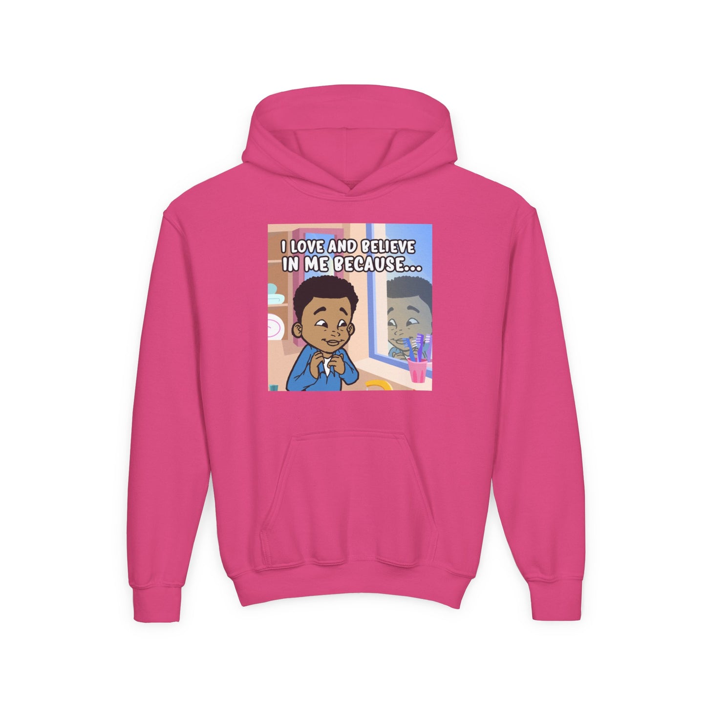 Youth "I Love And Believe In Me Because..." w/Picture Boy Hoodie-Youth