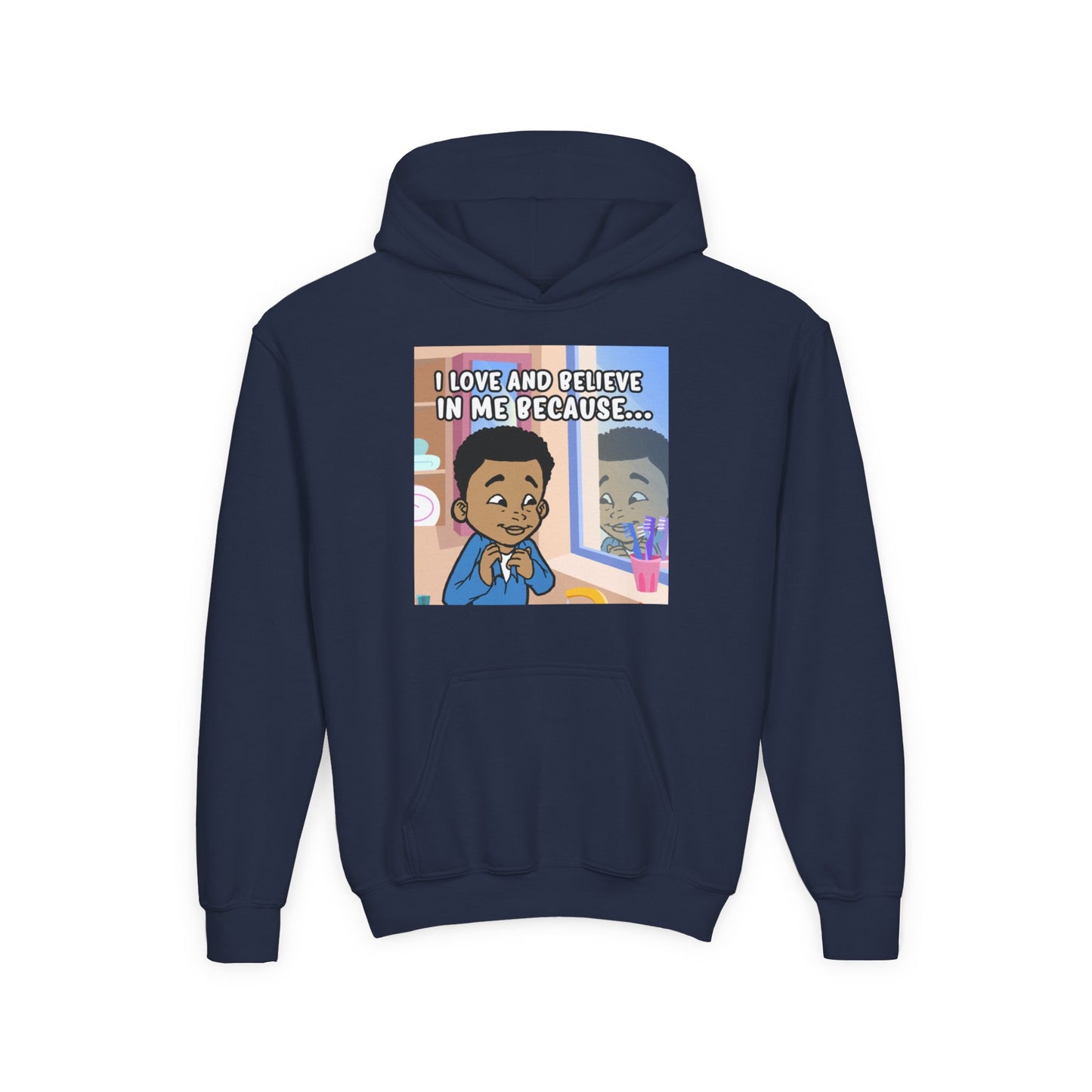 Youth "I Love And Believe In Me Because..." w/Picture Boy Hoodie-Youth