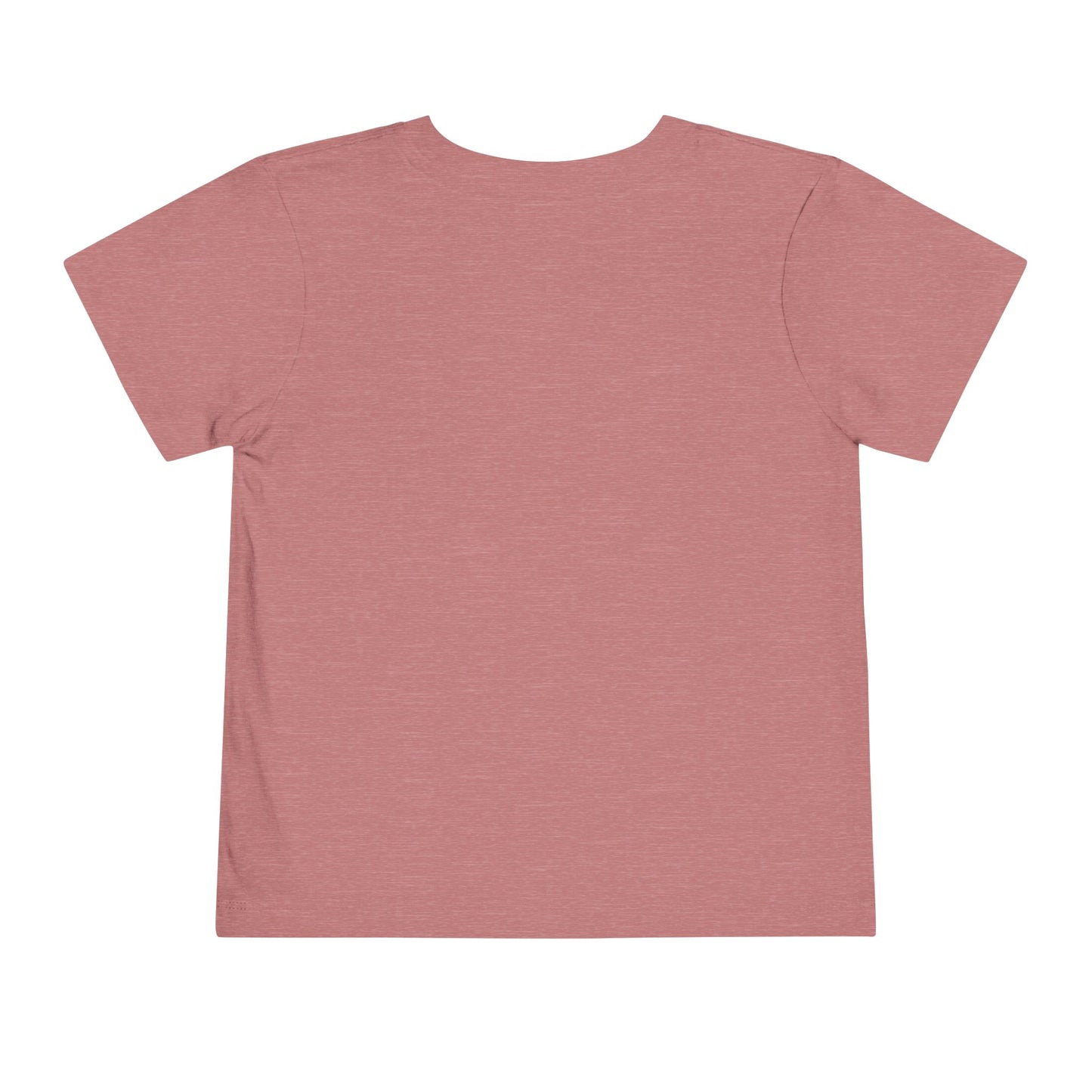 "I Love Me Because" Toddler Short Sleeve Tee (Words)