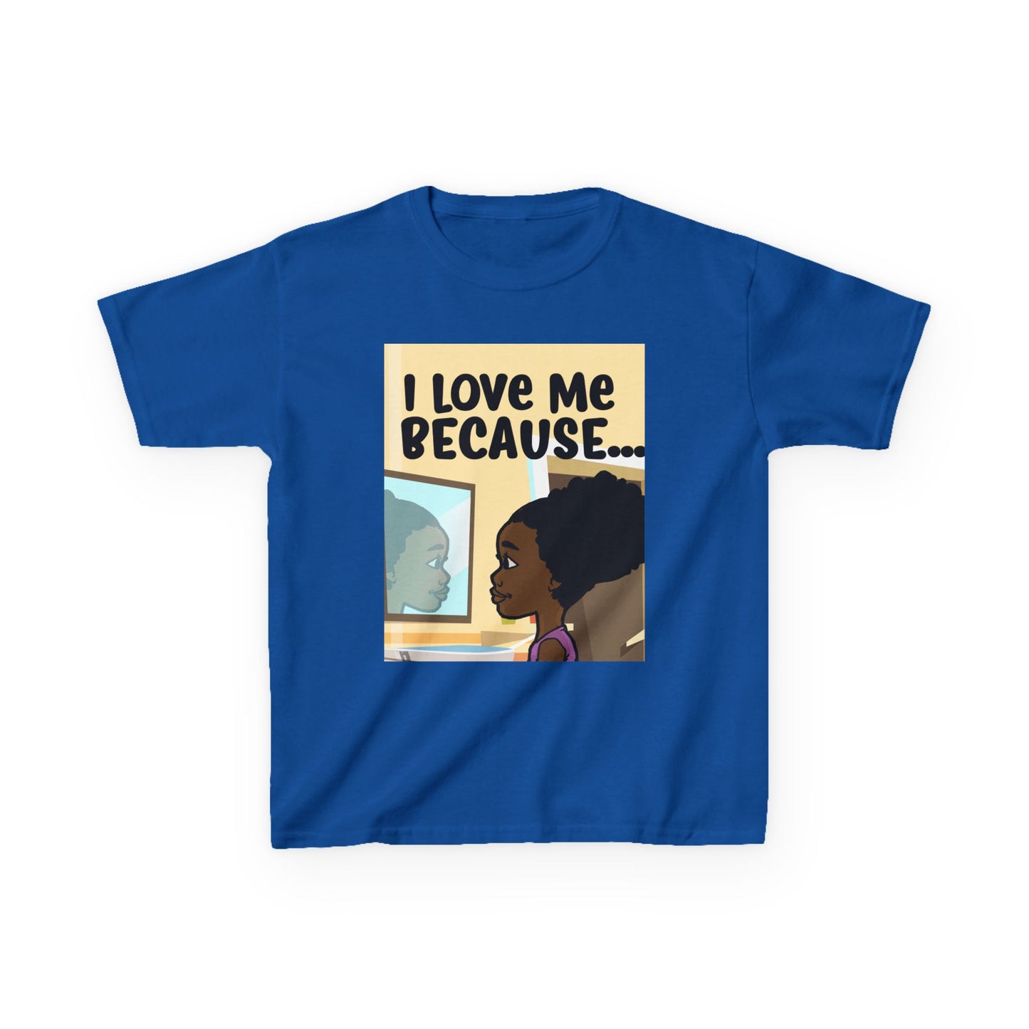 I LOVE ME BECAUSE...T-SHIRT-YOUTH (PICTURE)