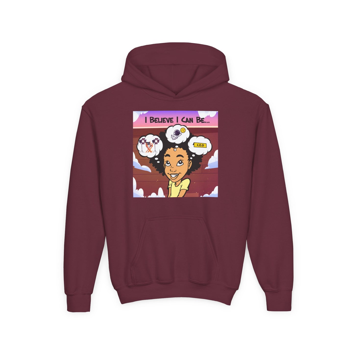 π "I Believe I Can Be..." Youth Hoodie β Dream Big, Believe Bigger! π