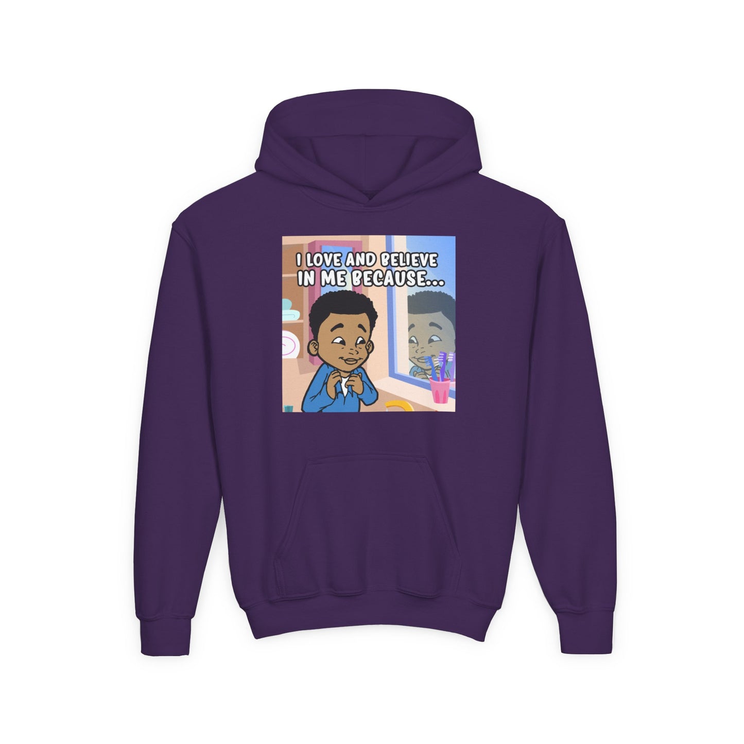 Youth "I Love And Believe In Me Because..." w/Picture Boy Hoodie-Youth