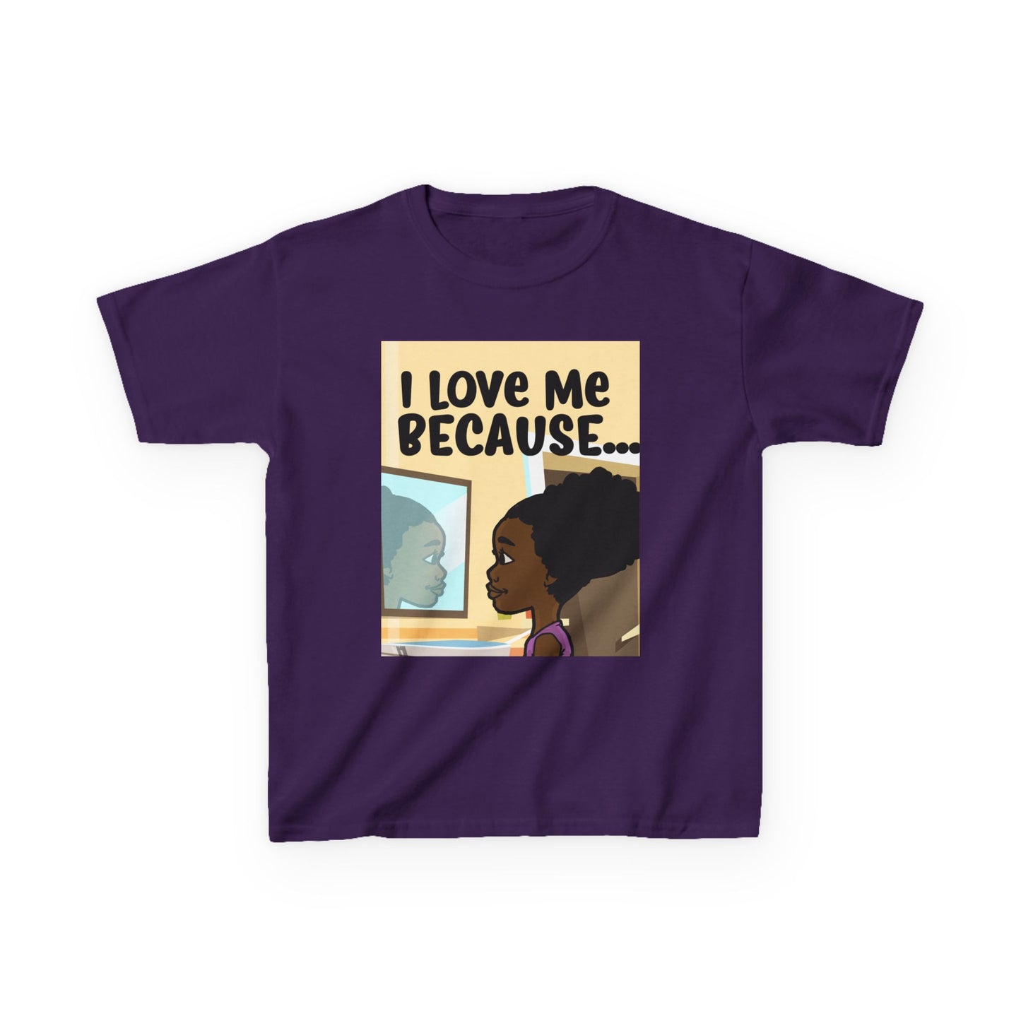 I LOVE ME BECAUSE...T-SHIRT-YOUTH (PICTURE)