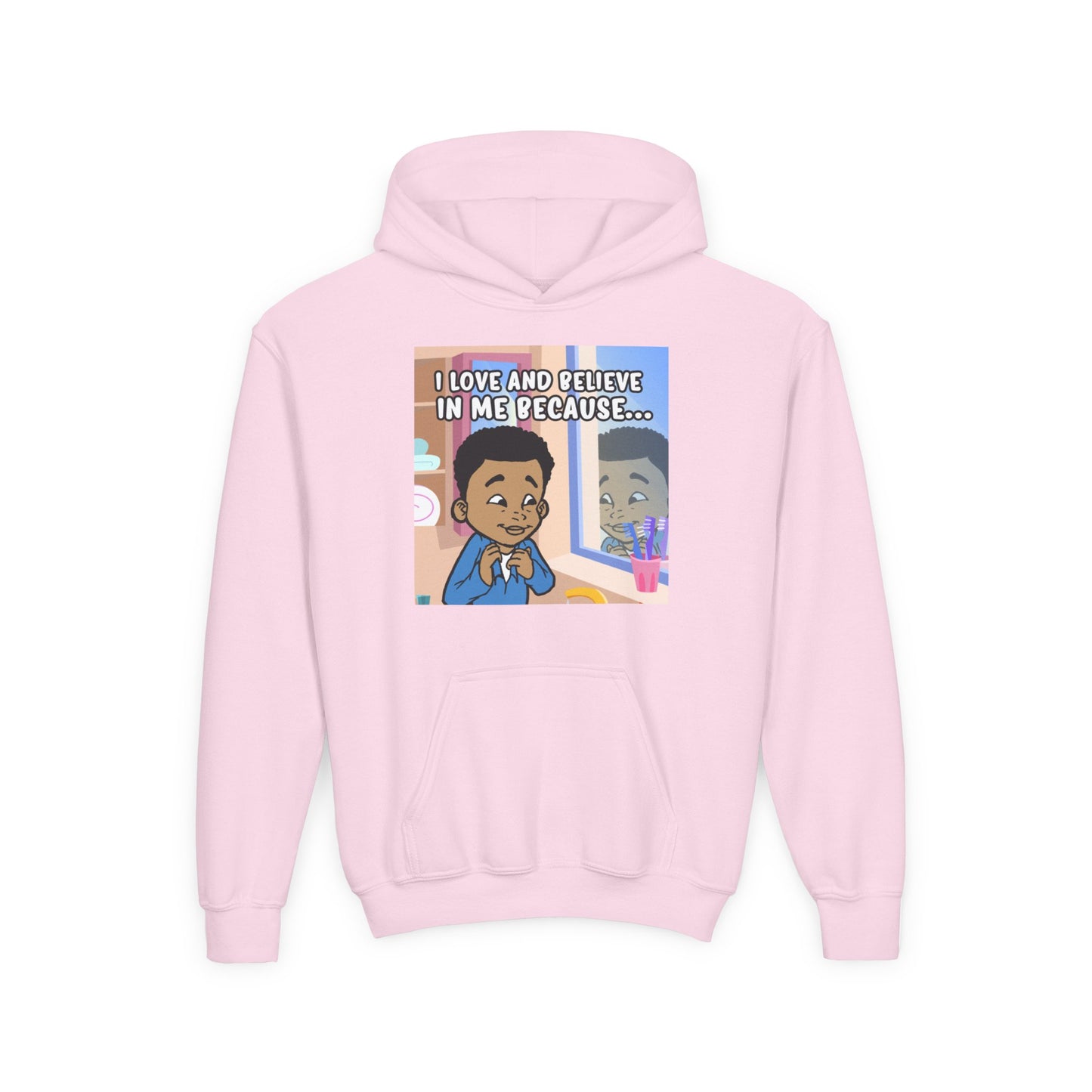 Youth "I Love And Believe In Me Because..." w/Picture Boy Hoodie-Youth