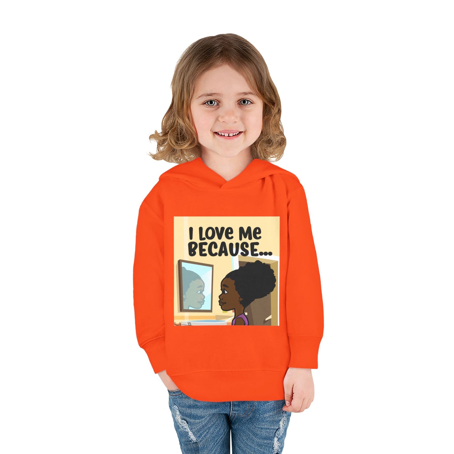 "I Love Me Because..." (Picture) Hoodie-Toddler
