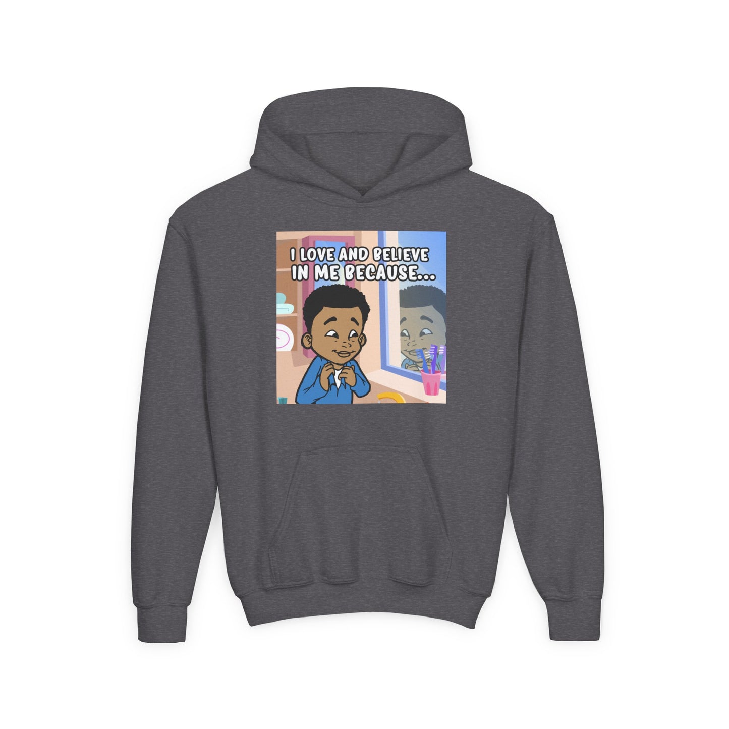 Youth "I Love And Believe In Me Because..." w/Picture Boy Hoodie-Youth