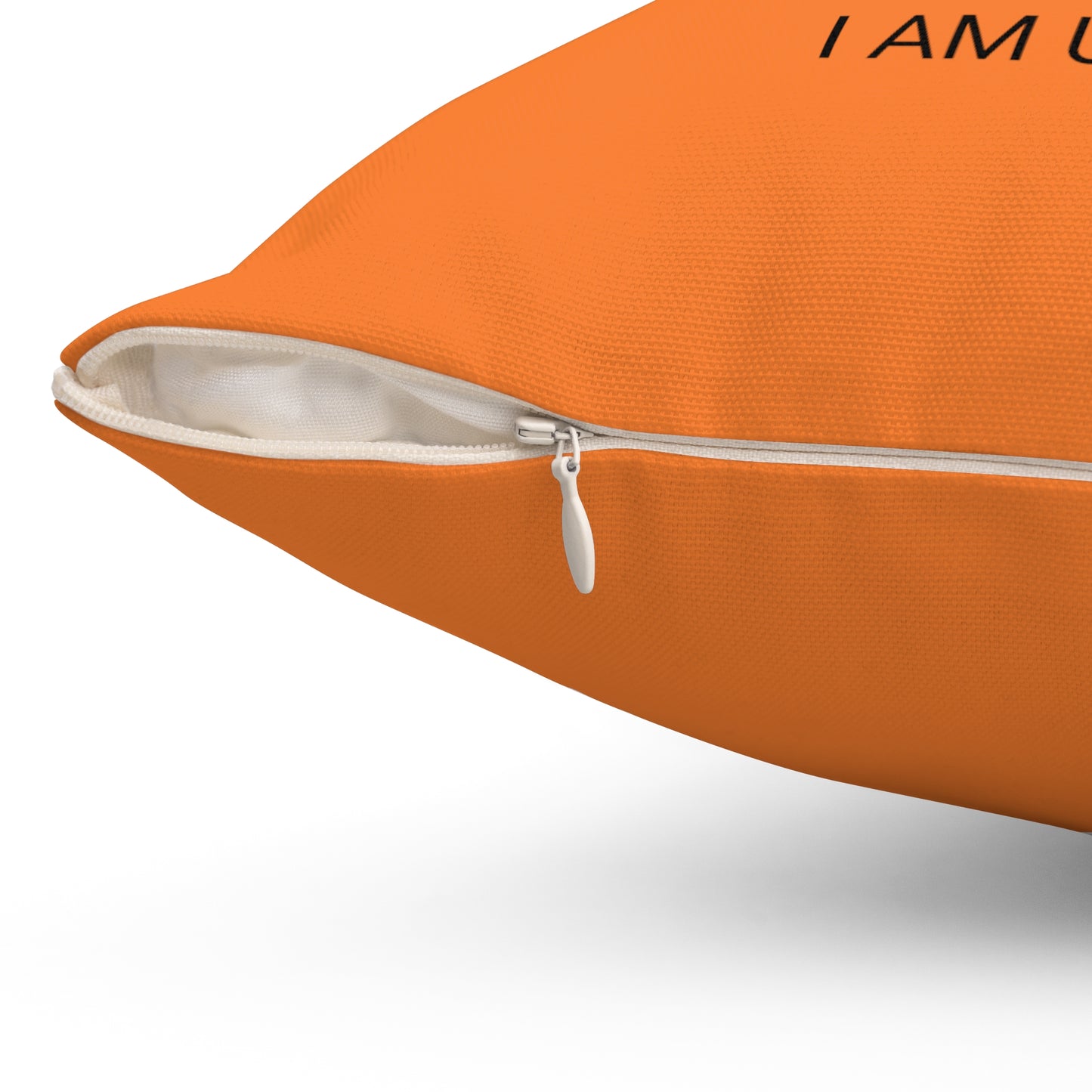 Pillow (SV) - "I Love Me Because..." Spun Polyester Square Pillow (Crusta)