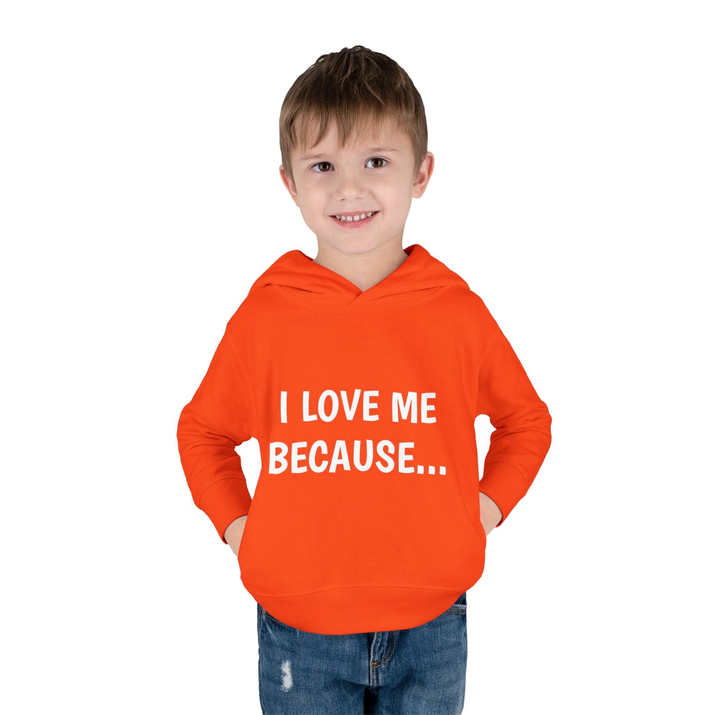 "I Love Me Because..." Hoodie-Toddler