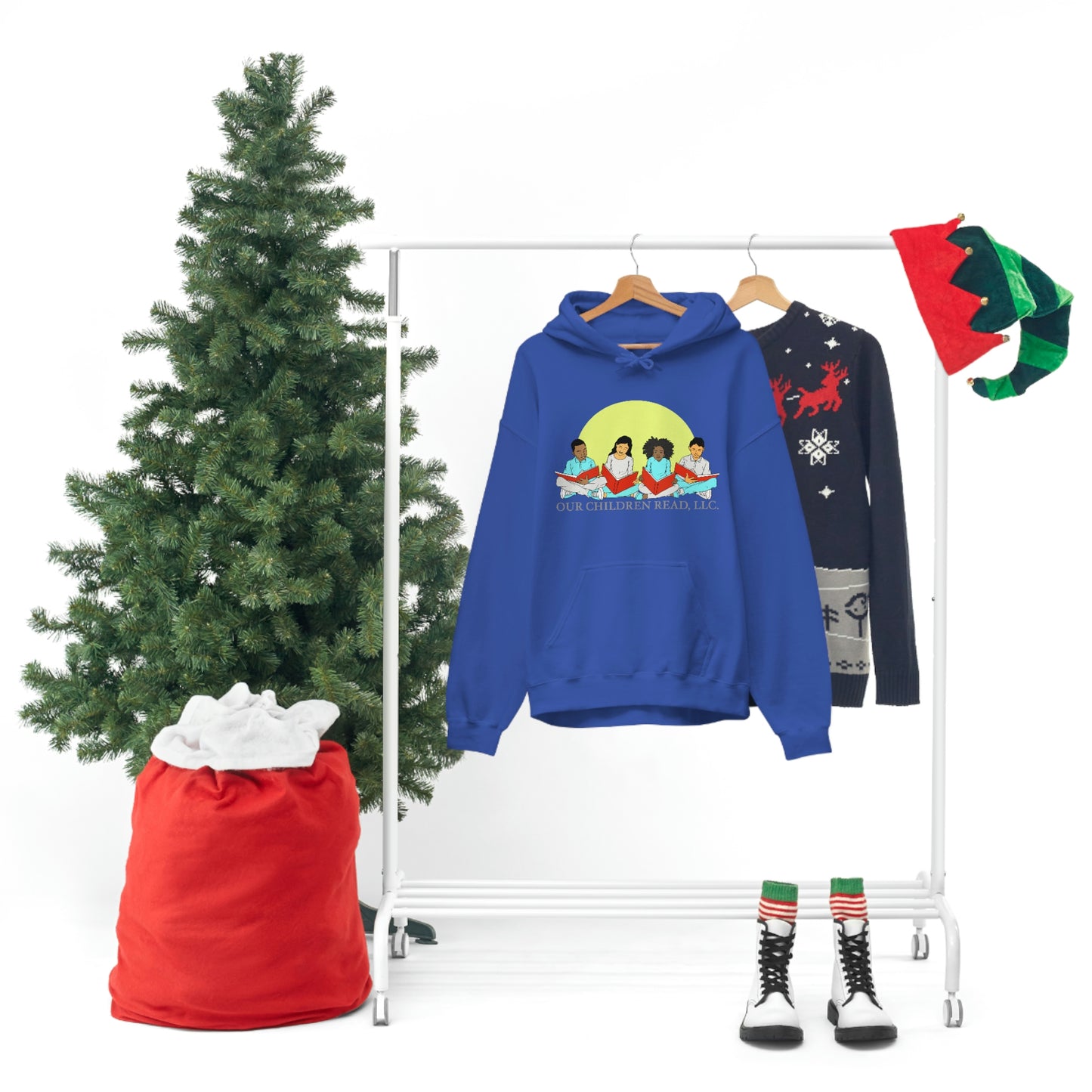 Our Children Read Unisex Heavy Blend™ Hooded Sweatshirt