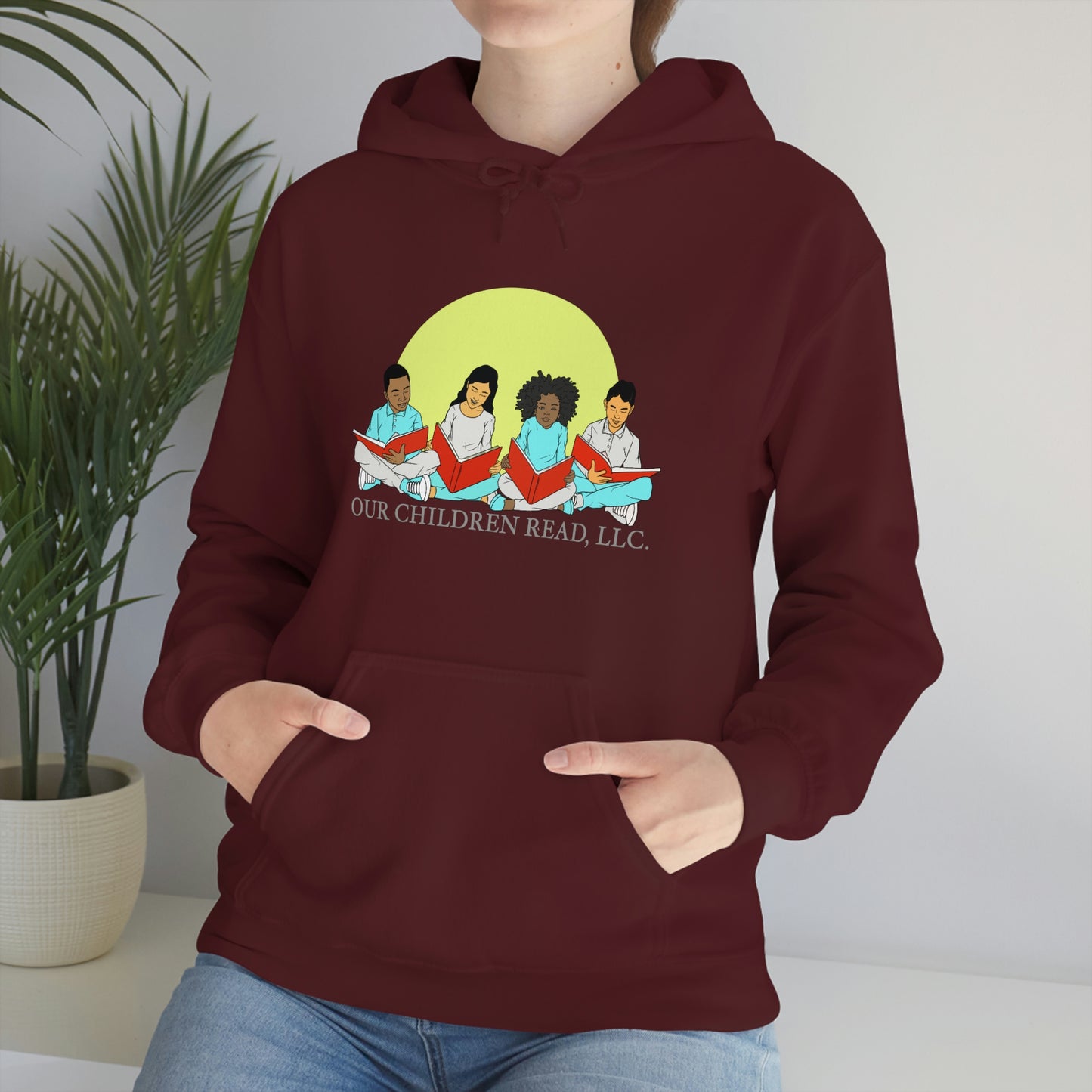 Our Children Read Unisex Heavy Blend™ Hooded Sweatshirt