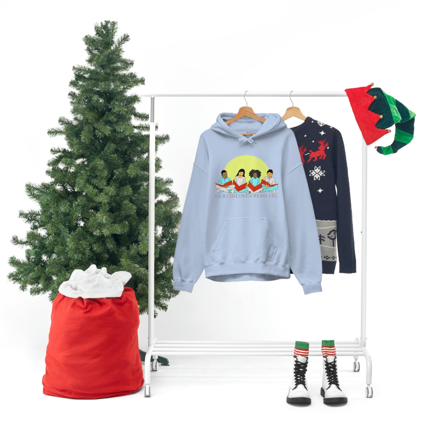 Our Children Read Unisex Heavy Blend™ Hooded Sweatshirt