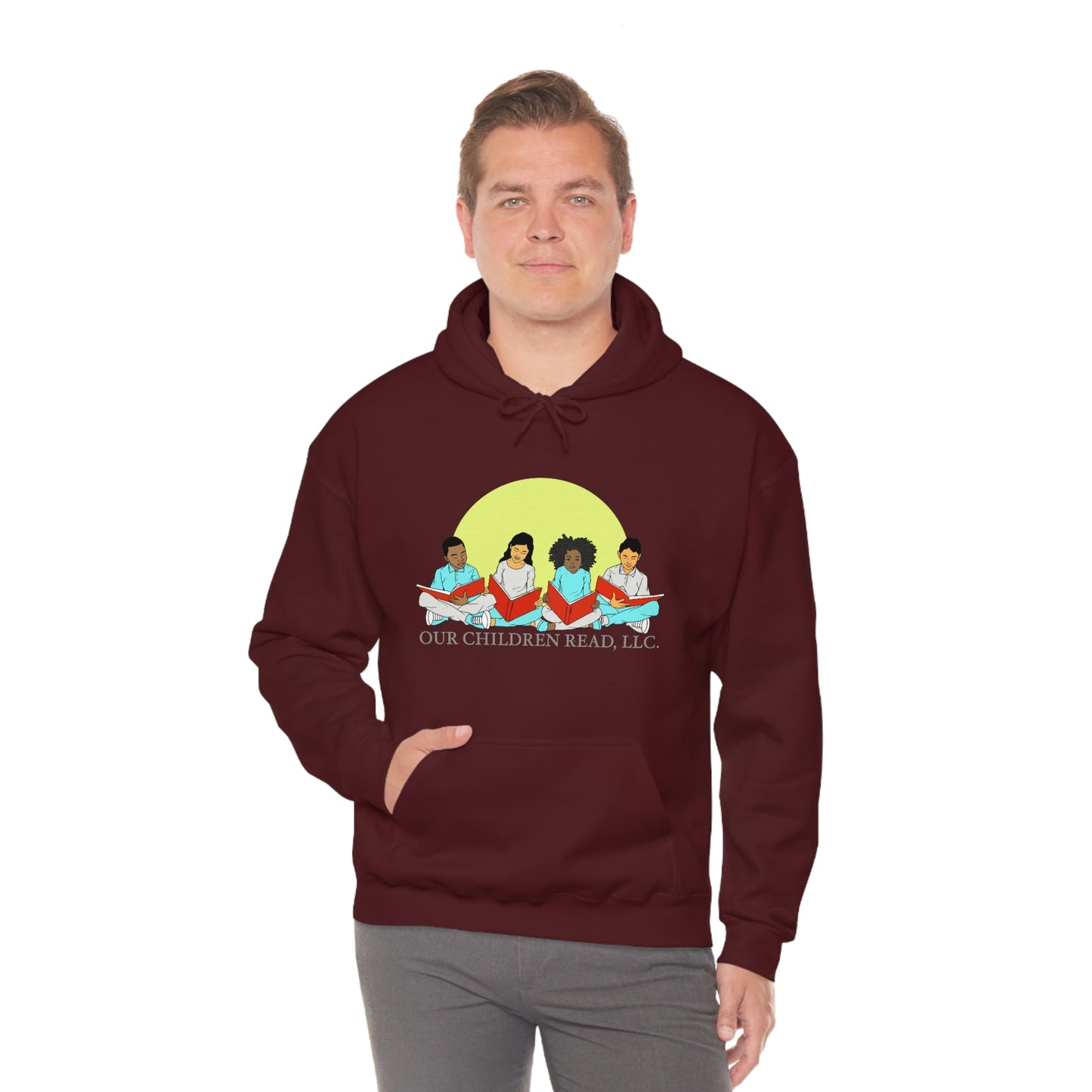 Our Children Read Unisex Heavy Blend™ Hooded Sweatshirt