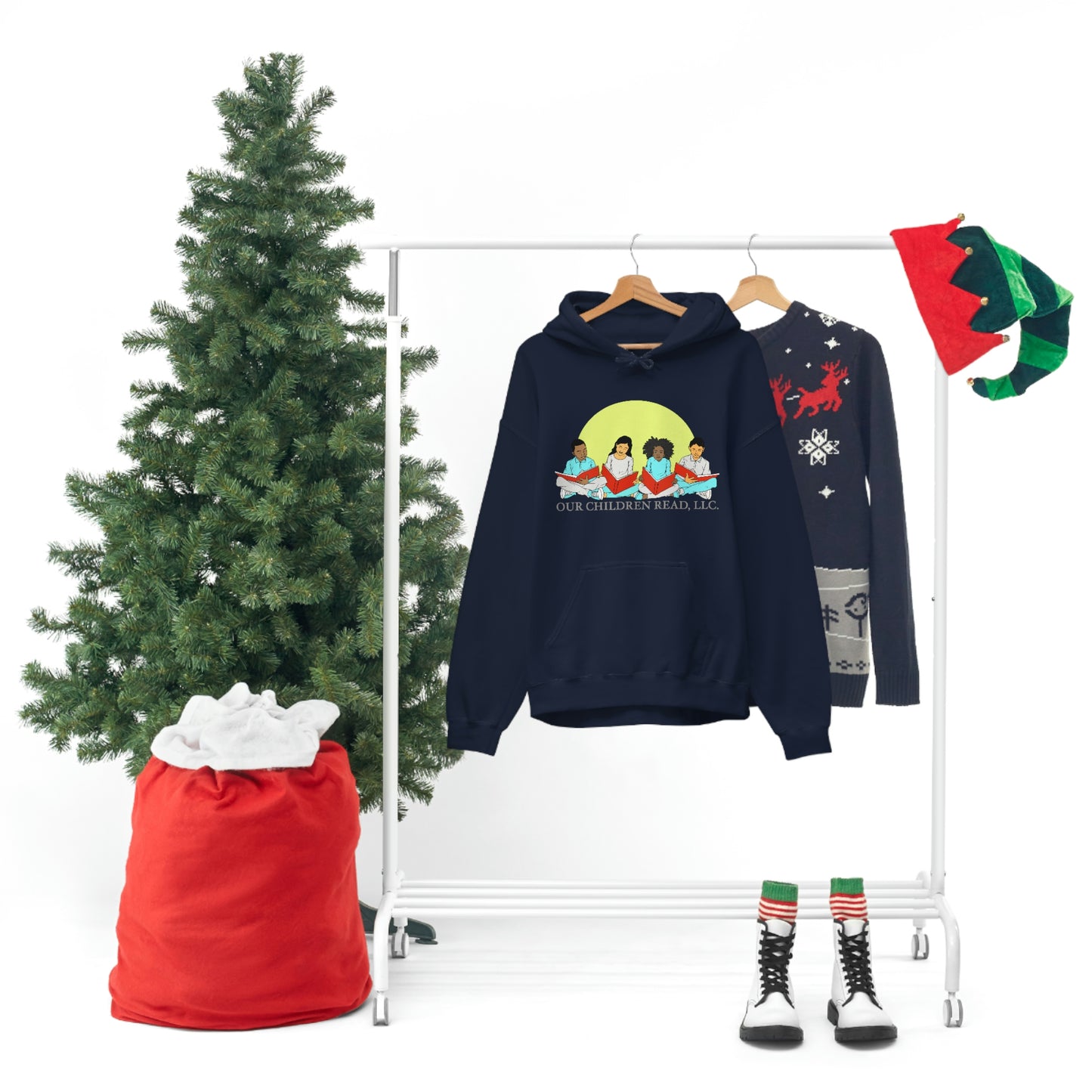 Our Children Read Unisex Heavy Blend™ Hooded Sweatshirt