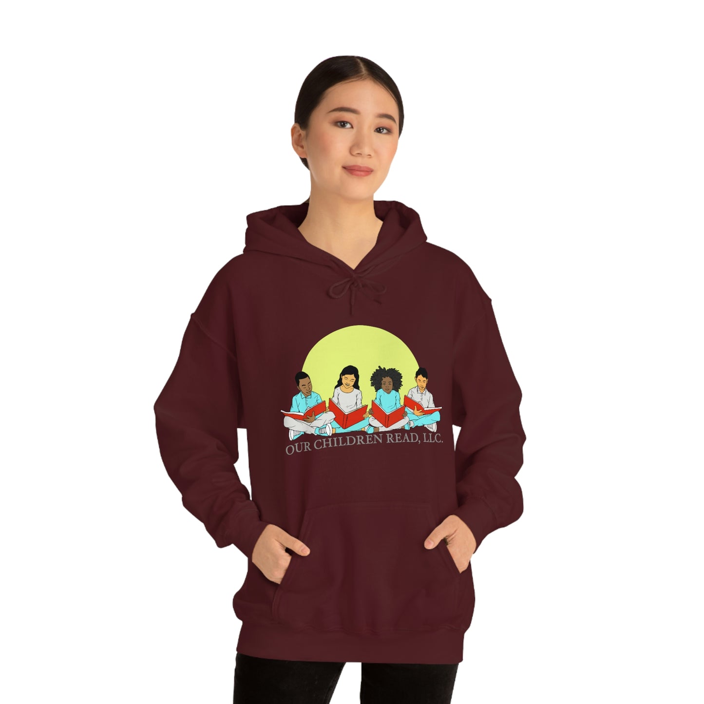 Our Children Read Unisex Heavy Blend™ Hooded Sweatshirt