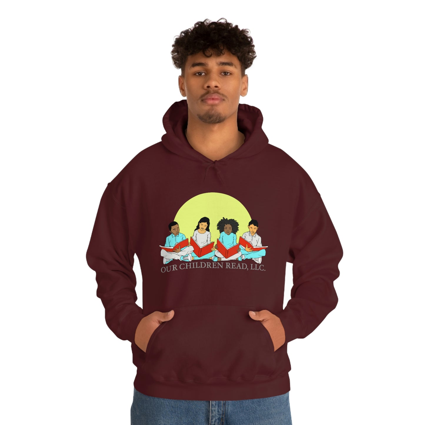 Our Children Read Unisex Heavy Blend™ Hooded Sweatshirt