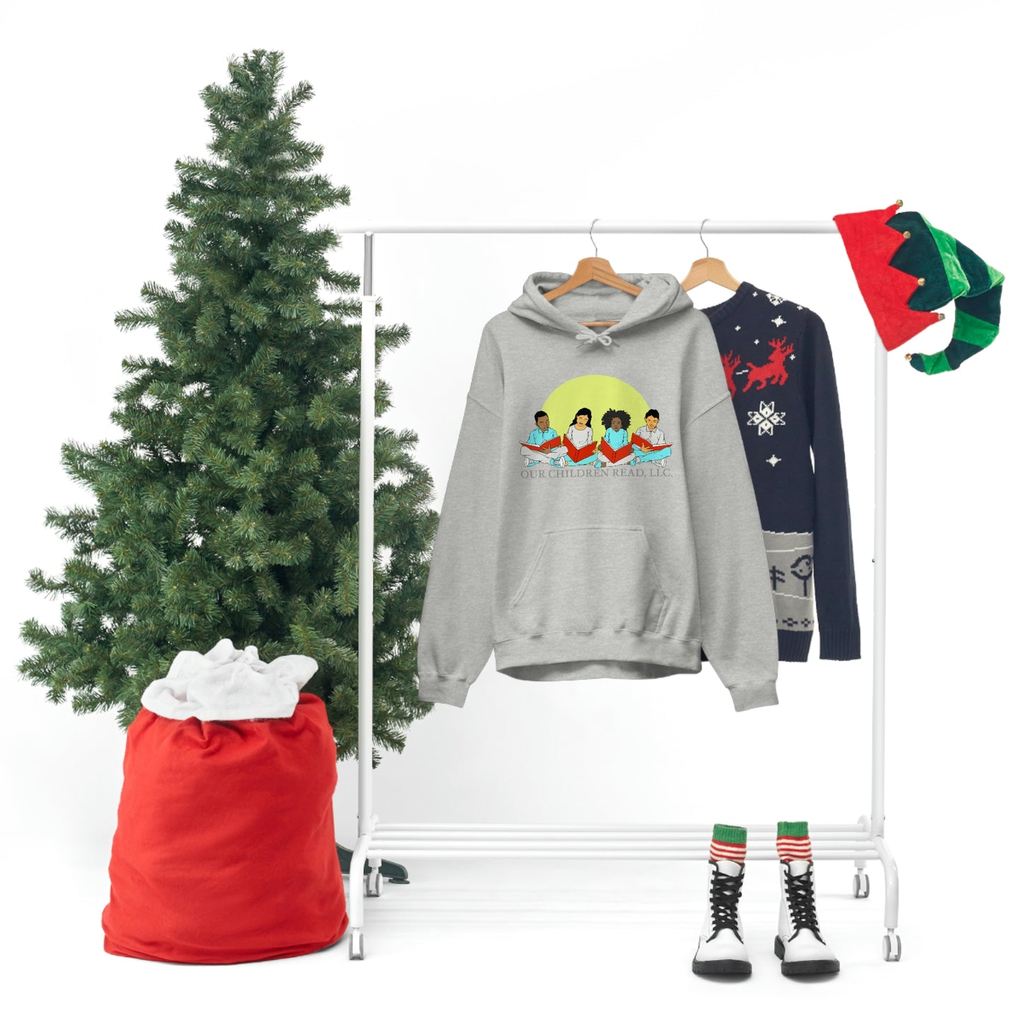 Our Children Read Unisex Heavy Blend™ Hooded Sweatshirt