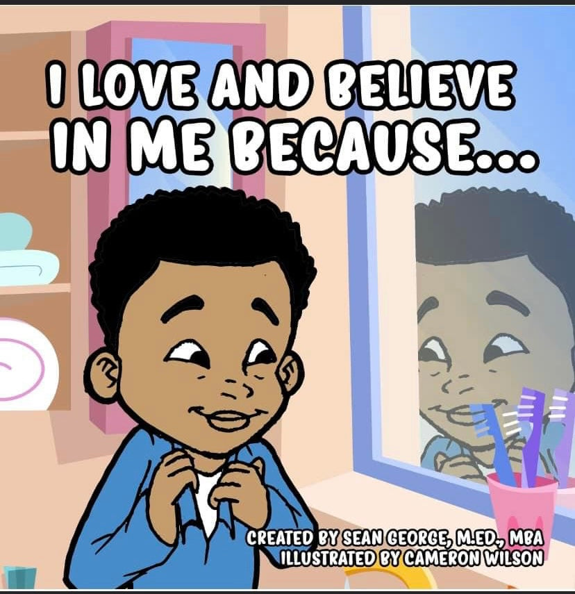 I Love And Believe In Me... T-Shirt (Picture)-& Book Bundle-Youth