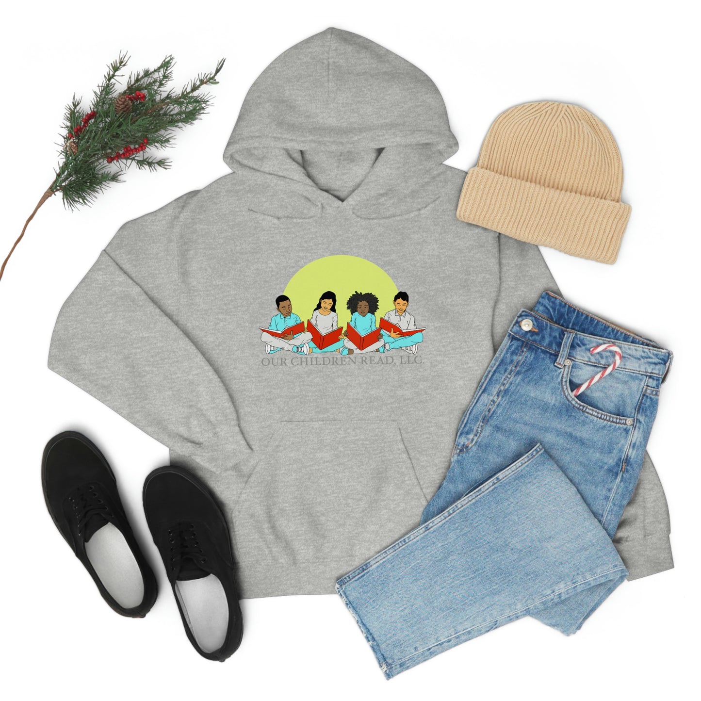 Our Children Read Unisex Heavy Blend™ Hooded Sweatshirt