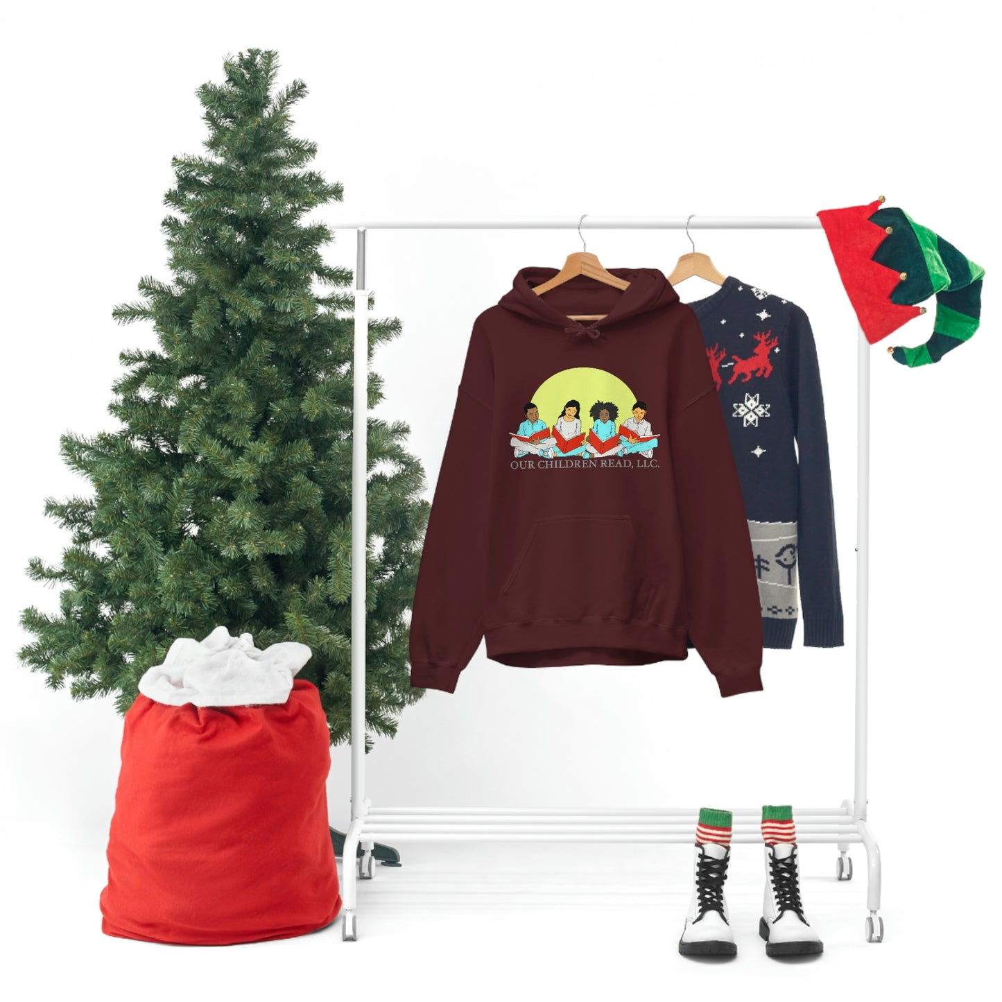 Our Children Read Unisex Heavy Blend™ Hooded Sweatshirt