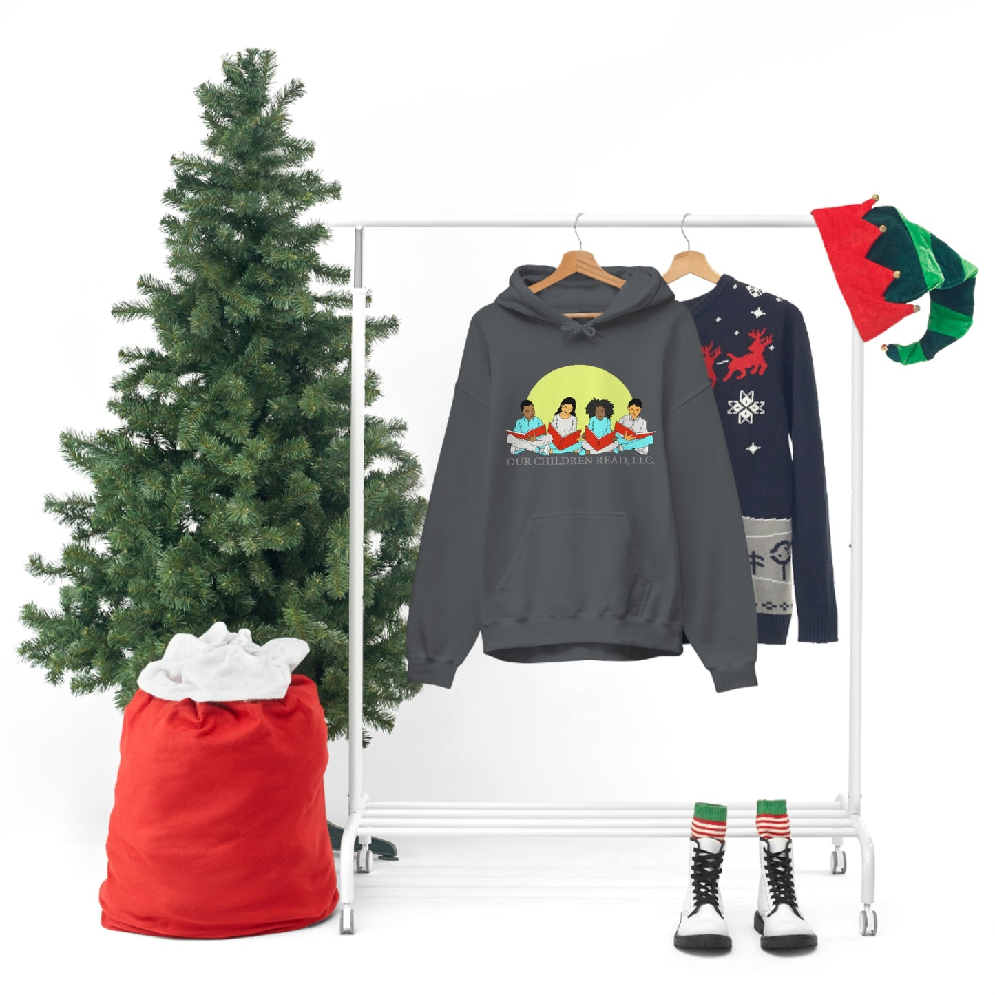 Our Children Read Unisex Heavy Blend™ Hooded Sweatshirt