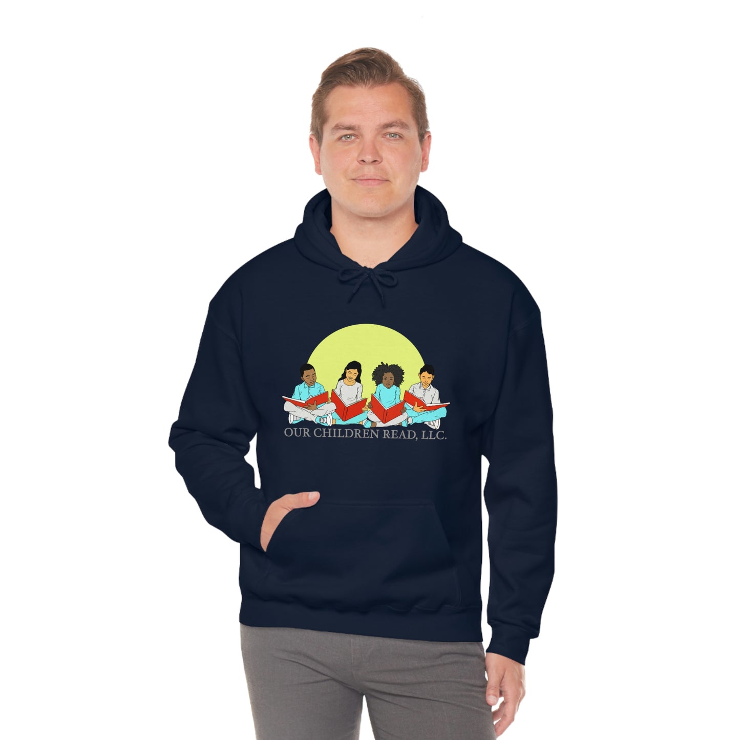 Our Children Read Unisex Heavy Blend™ Hooded Sweatshirt