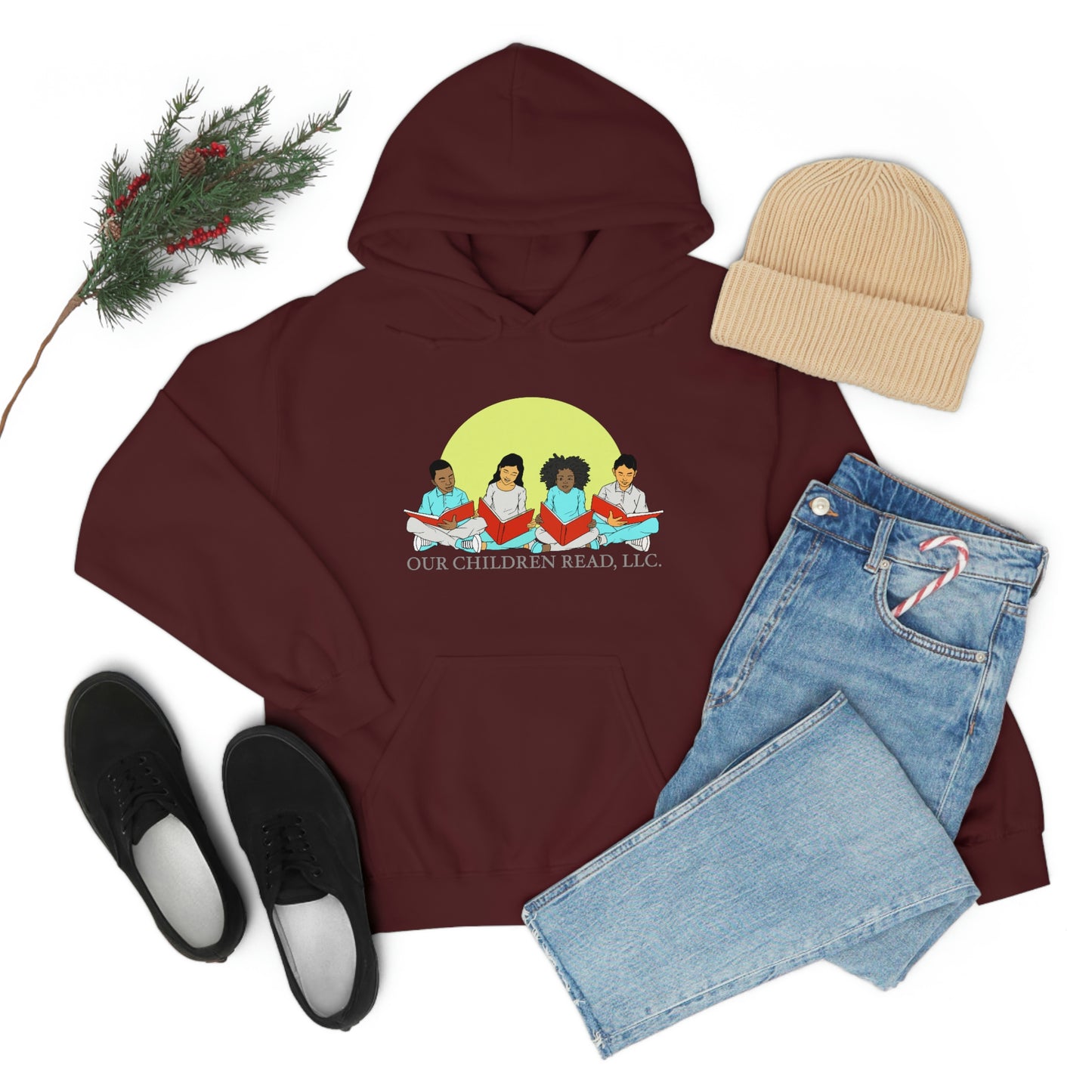 Our Children Read Unisex Heavy Blend™ Hooded Sweatshirt
