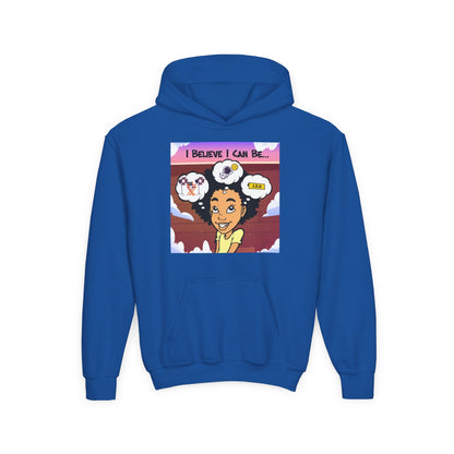 💖 "I Believe I Can Be..." Youth Hoodie – Dream Big, Believe Bigger! 💖