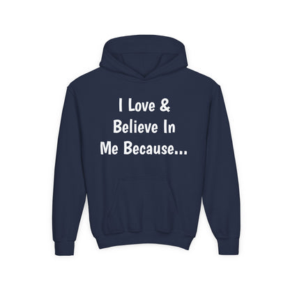 "I Love And Believe In Me Because..." Words Only-Youth