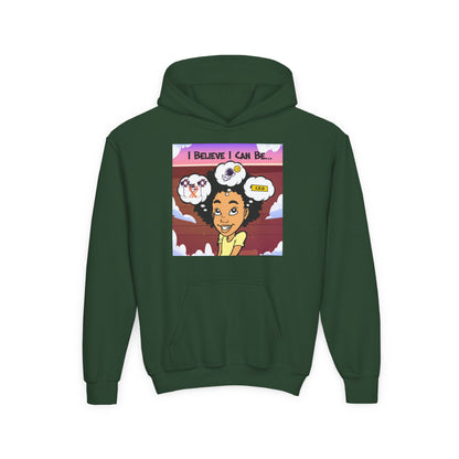 💖 "I Believe I Can Be..." Youth Hoodie – Dream Big, Believe Bigger! 💖