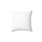 Pillow (SV) - "I Love Me Because..." Spun Polyester Square Pillow (White)