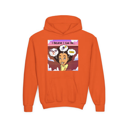 💖 "I Believe I Can Be..." Youth Hoodie – Dream Big, Believe Bigger! 💖