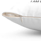 Pillow (SV) - "I Love Me Because..." Spun Polyester Square Pillow (White)