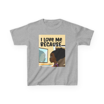I LOVE ME BECAUSE...T-SHIRT-YOUTH (PICTURE)