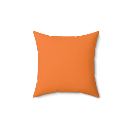 Pillow (SV) - "I Love Me Because..." Spun Polyester Square Pillow (Crusta)