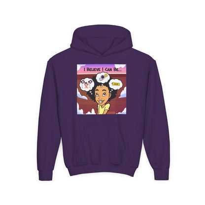 💖 "I Believe I Can Be..." Youth Hoodie – Dream Big, Believe Bigger! 💖