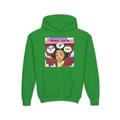💖 "I Believe I Can Be..." Youth Hoodie – Dream Big, Believe Bigger! 💖
