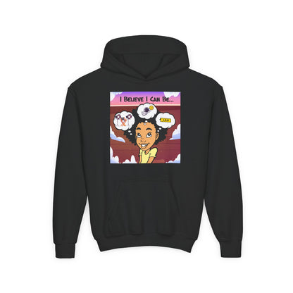 💖 "I Believe I Can Be..." Youth Hoodie – Dream Big, Believe Bigger! 💖